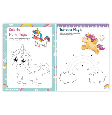 imagKIDS COLORING BOOK: UNICORN Activity Books, Books, Children, Colouring & Art Books, Kids Books, Kids Coloring Book: Unicorn, WBD2025 crossword.in