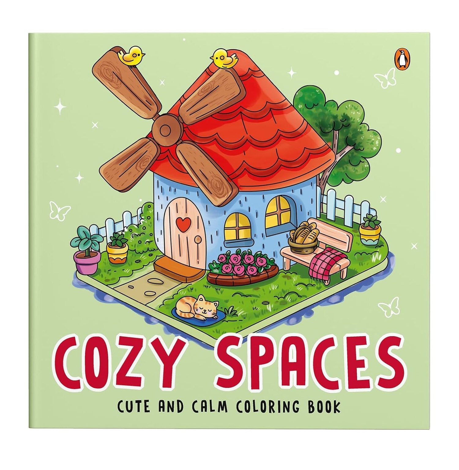 Cozy & Calm Coloring Books: Cozy Spaces