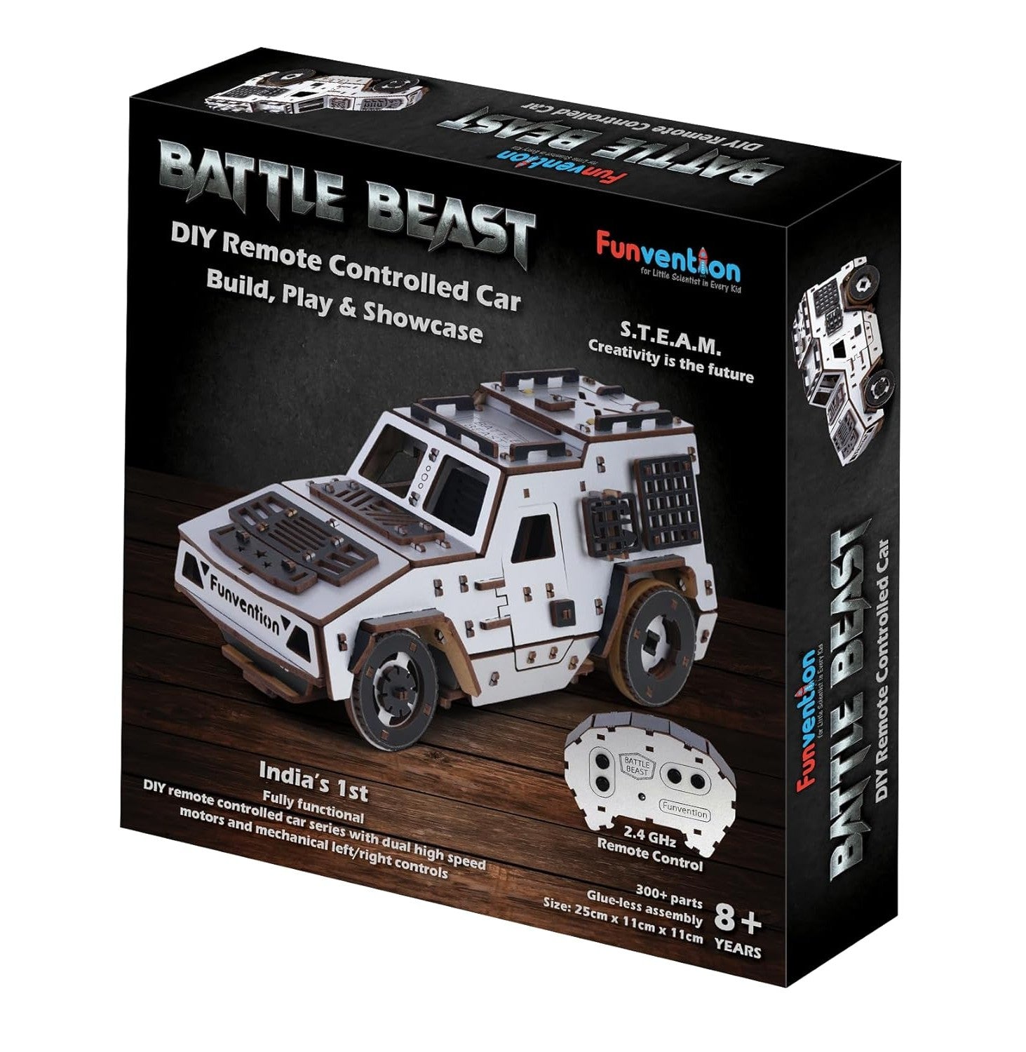 Funvention Battle Beast Diy Remote Control Car Kit