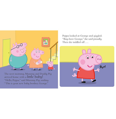 imagPeppa Pig: Peppa and the New Baby Board book Peppa Pig