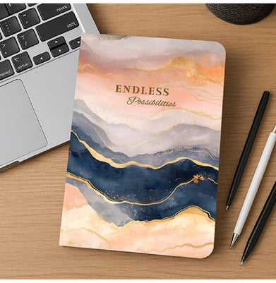imagLoope Endless Possibilities Unruled A5 Foil Notebook