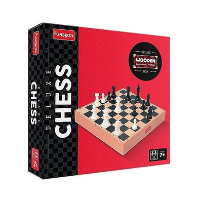 imagFunskool Deluxe Chess 10%OFF, 6-8 Years Toys & Games, 9-12 Years Toys & Games, Beyond Books, Board Games, Creativity, educational toys for 5 year olds, Funskool, Funskool Deluxe Chess, Indoor Sports, Toys, Toys & Games crossword.in