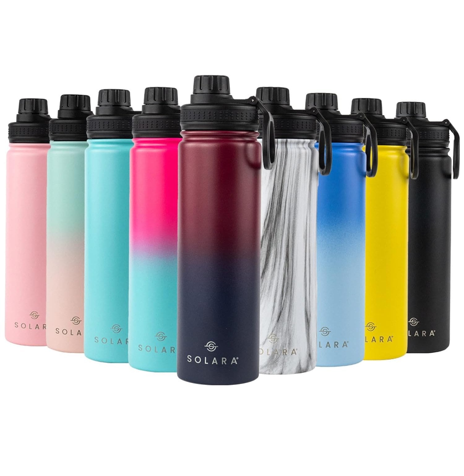 Solara Dark Intentions Insulated Water Bottle 650 Ml