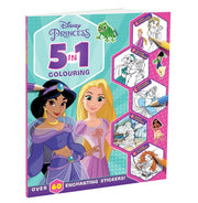 imagDisney Princess: 5:In:1 Colouring : Stickers Coloring and Activities Books for Kids Paperback Parragon Books, Coloring and Activities Books for Kids, Colouring & Art Books, December Book Sale, Disney Princess: 5-In-1 Colouring | Stickers, Kids Books, WBD2025 crossword.in