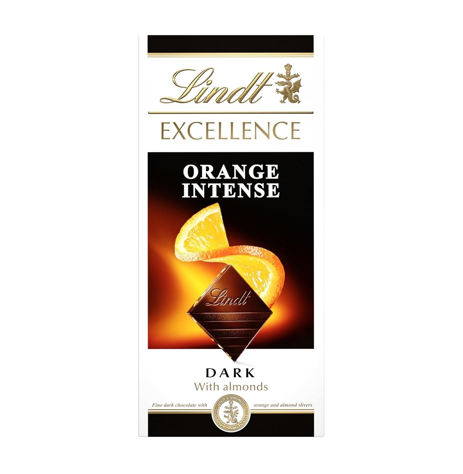 Lindt Excellence Intense Orange Dark Chocolate 100G