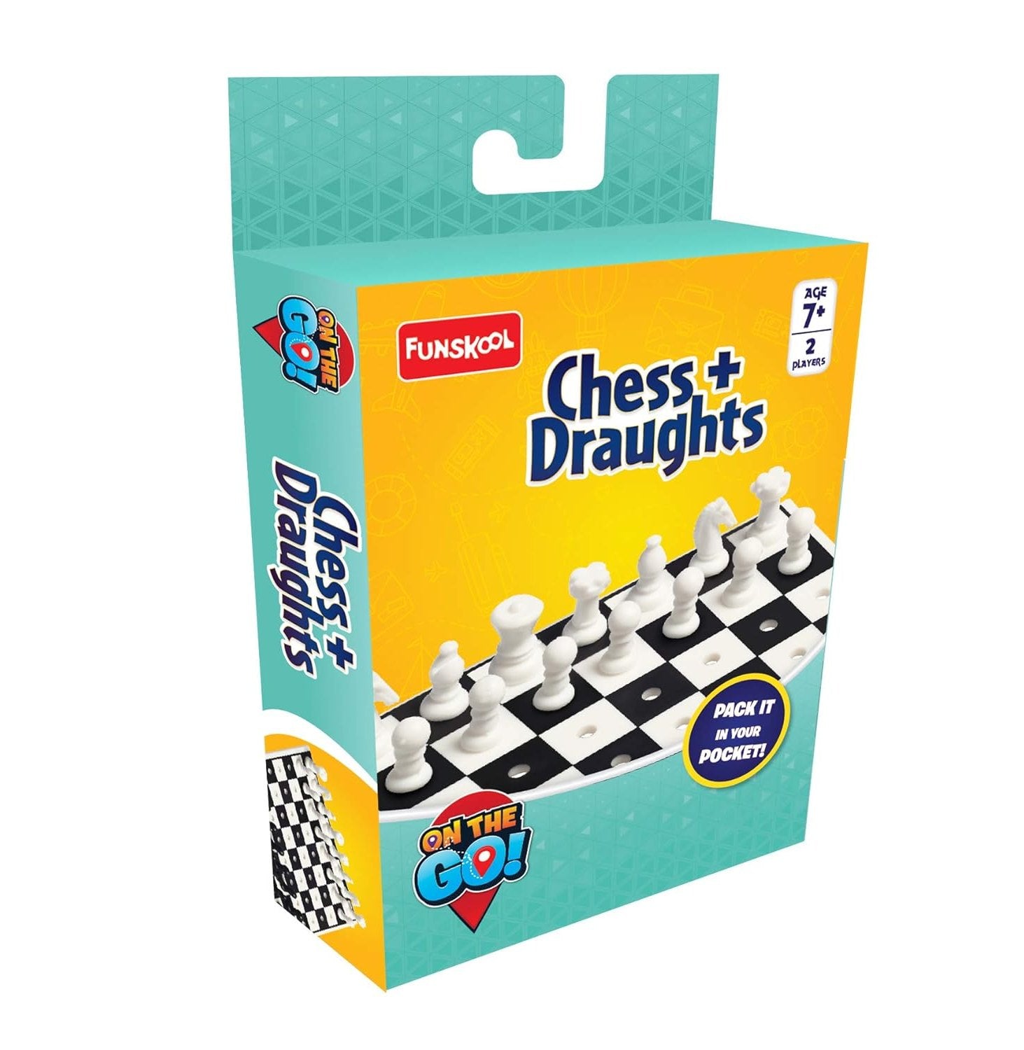 Funskool Travel Chess & Draughts: Classic Fun OnTheGo