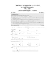 image //www.c...Oswaal CBSE 15 Sample Question Papers Class 12 Applied Mathematics for 2026 Board Exam