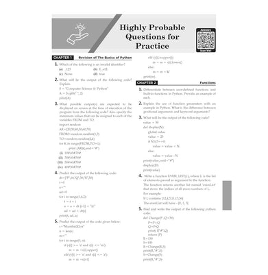 imagOswaal CBSE 15 Sample Question Papers Class 12 Computer Science for 2026 Board Exam
