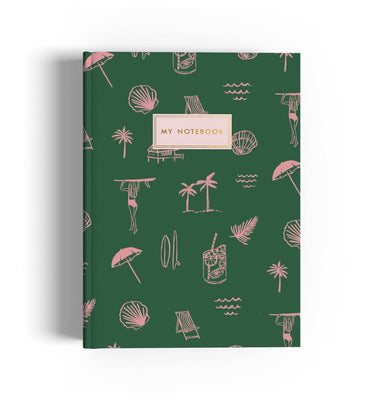 imag7mm Beach Please A5 Notebook Ruled 160 pages