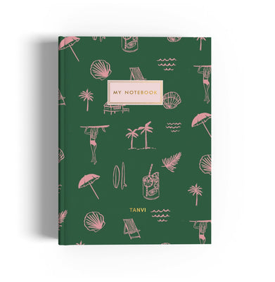 imag7mm Beach Please A5 Notebook Ruled 160 pages