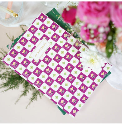 imag7mm Floral maze A5 Notebook Dotted 160 pages