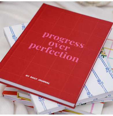 imag7mm Progress over perfection A5 Notebook Dotted 160 pages