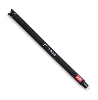 imagBlack Cat Erasable Gel Pen Black Ink