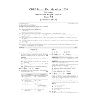imagOswaal CBSE 15 Sample Question Papers Class 12 Economics for 2026 Board Exam