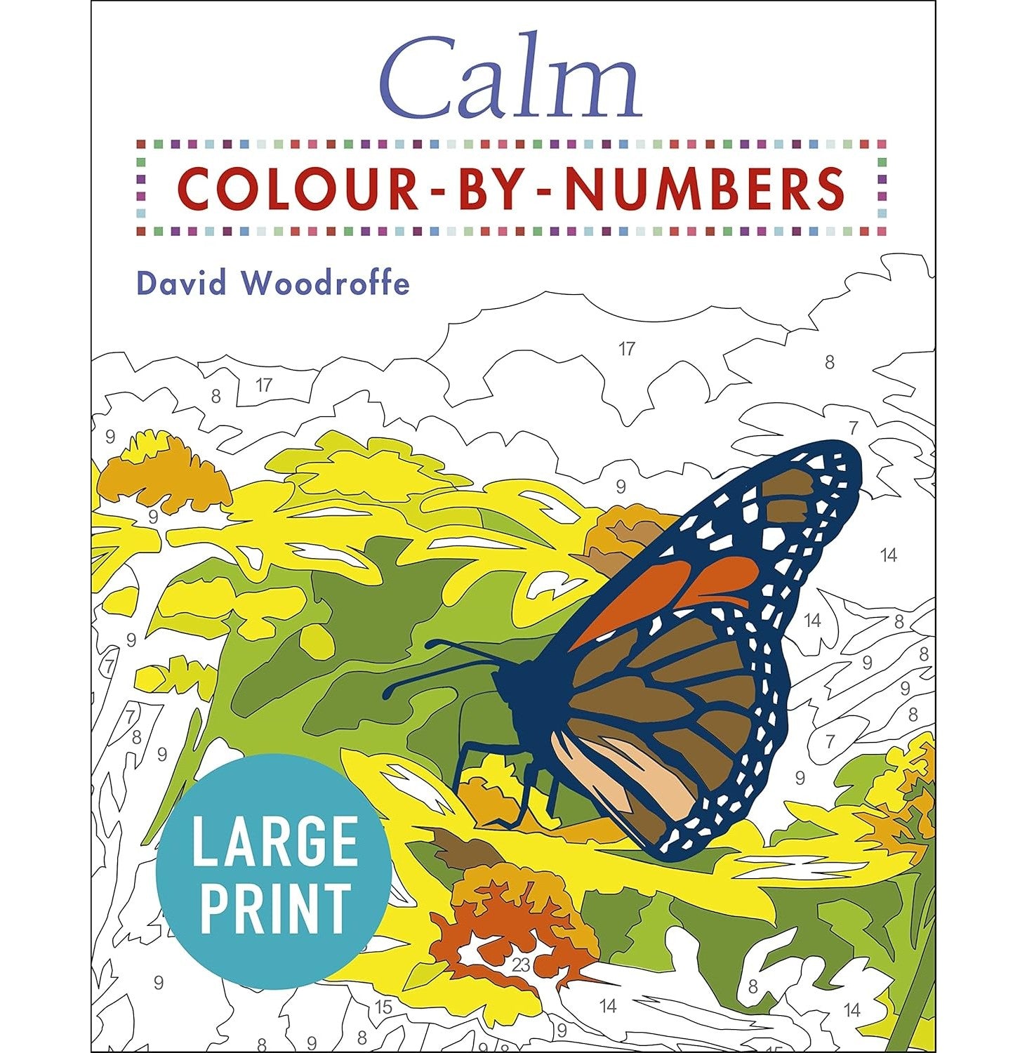 Large Print Calm ColourByNumber