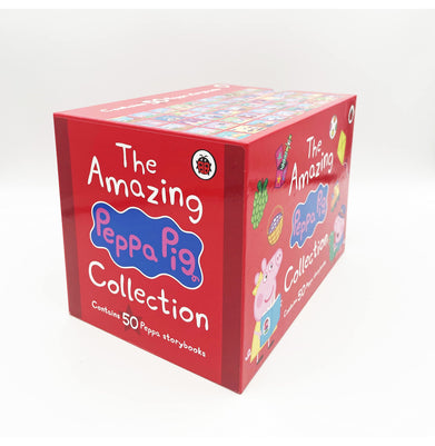 imagPeppa Pig: The Amazing Collection Red Box : Contains 50 Peppa Storybooks Paperback Ladybird Books, BOOKS5, December Book Sale, Early Learning, Kids Books, Peppa Pig : The Amazing Collection 1-50, WBD2025 crossword.in