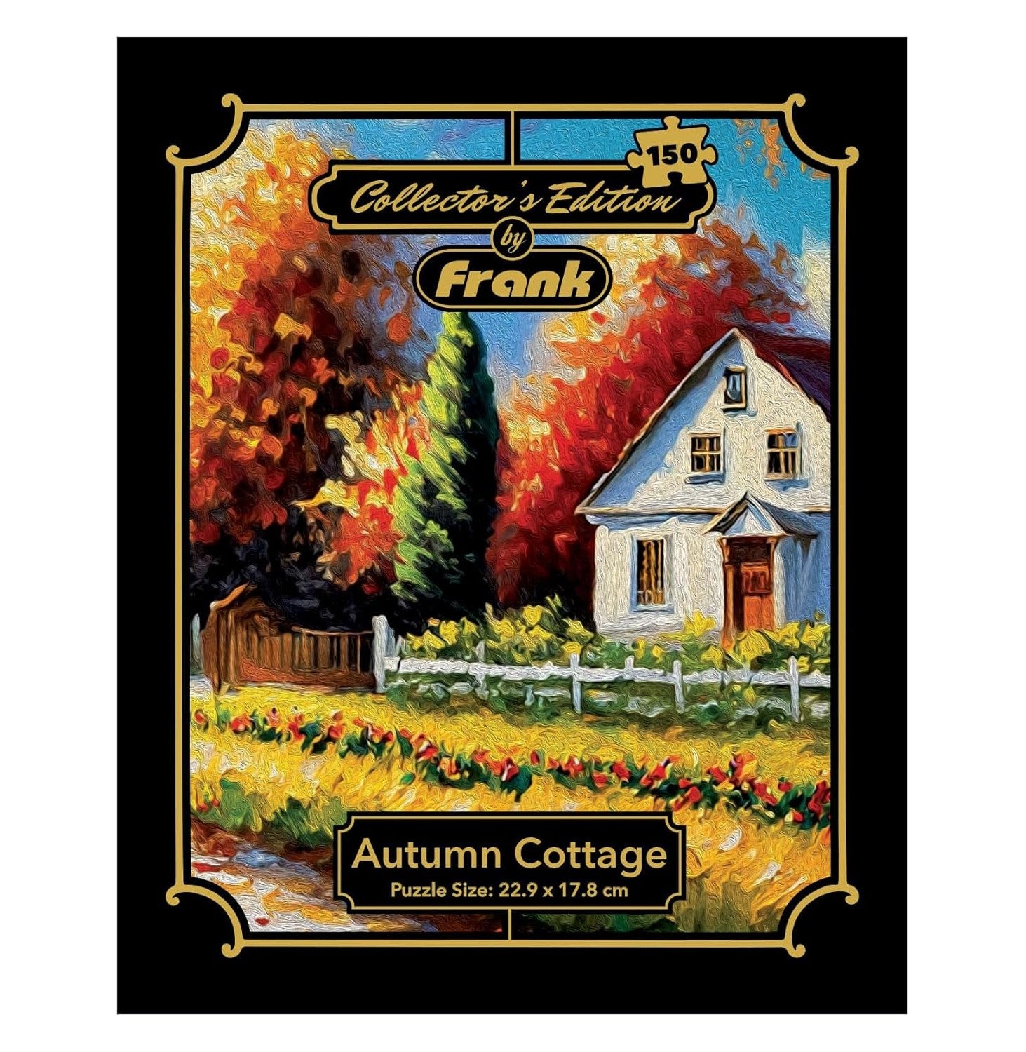 Frank Autumn Cottage 150Piece Jigsaw Puzzle Collector's Edition