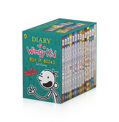 imagDiary of a Wimpy Kid : Box of Books Books 1 : 13 + DIY book Paperback Jeff Kinney 6-8 Years, 9-12 Years, Books, BOOKS5, December Book Sale, Diary Of A Wimpy Kid Box Of Books Set Of 14 , Kids Books, Kids Fiction, Non Discounted Products, WBD2025 crossword.in