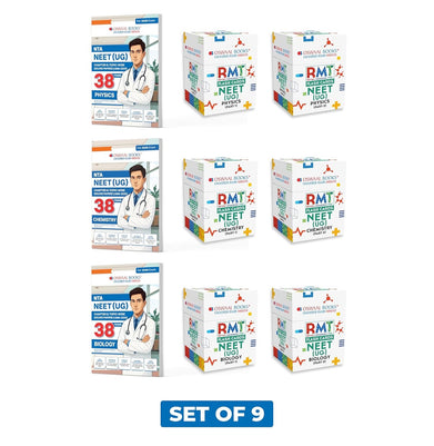 imagOswaal NEET UG Exam Set of 9 | 38 Years’ Chapterwise & Topicwise Solved Papers Physics, Chemistry, Biology 1988–2025 3 Books