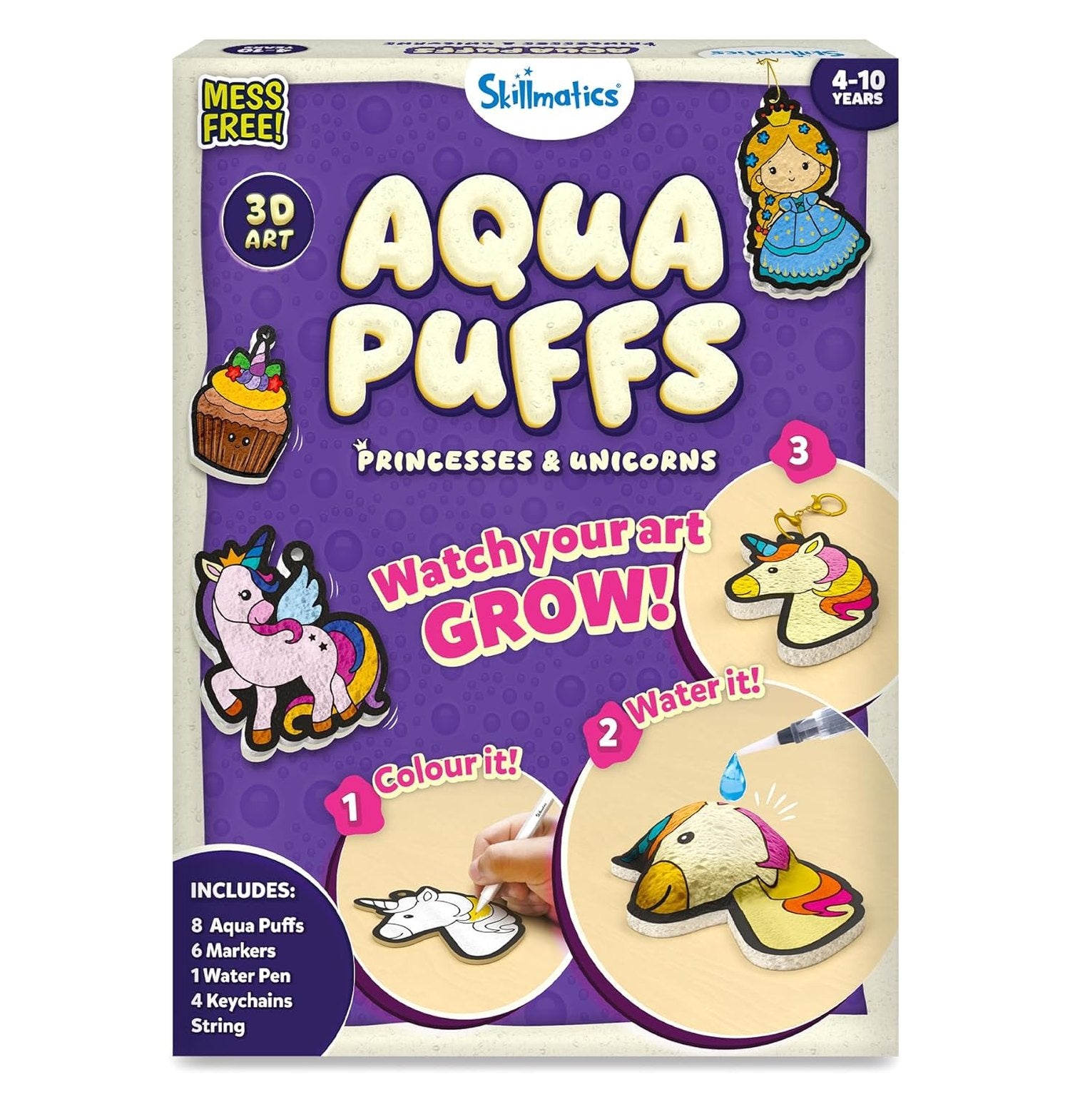 Skillmatics Aqua Puffs: Unleash Imagination With Princesses & Unicorns