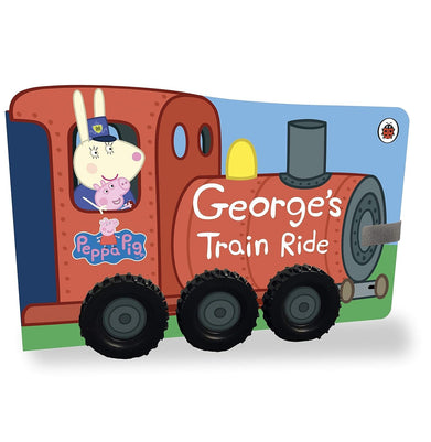 imagPeppa Pig: George's Train Ride Die:cut Board book LADYBIRD