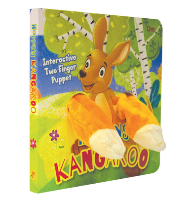 imagFinger Puppet Book-Hopping Kangaroo Hb