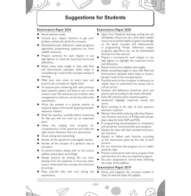 imagOswaal ISC 10 Sample Question Papers Class 12 Computer Science for Board Exam 2026