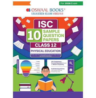 imagOswaal ISC 10 Sample Question Papers Class 12 Physical Education for Board Exam 2026