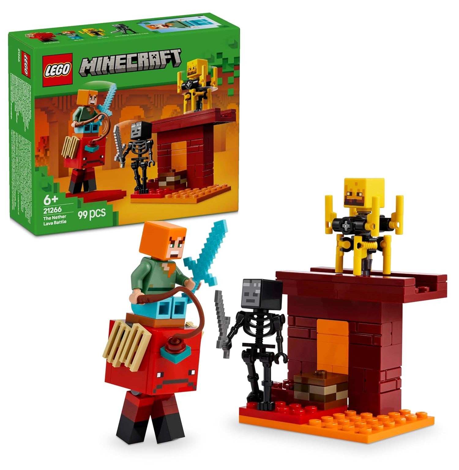Lego 21266 The Nether Lava Battle V29: Ignite Your Minecraft Adventure