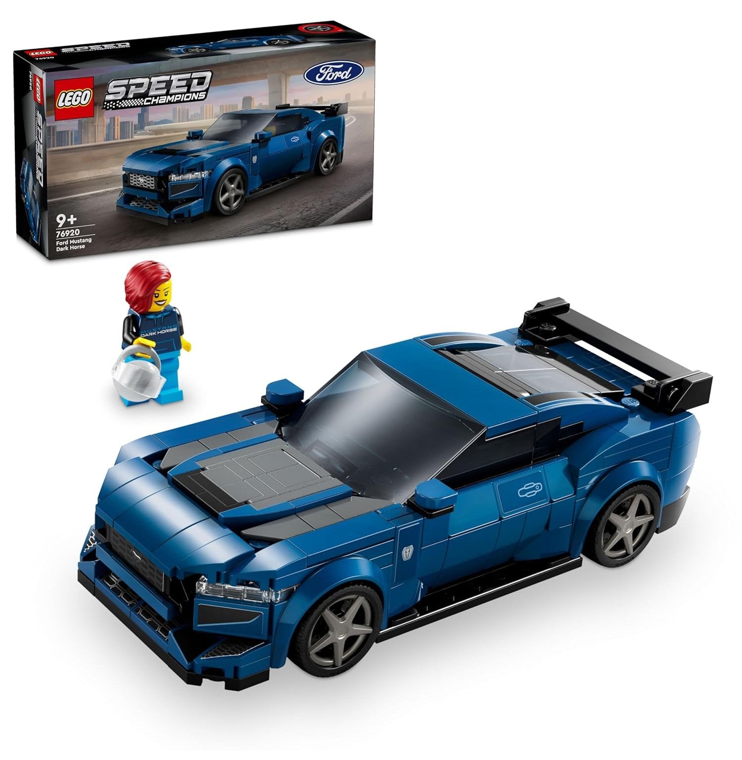 Lego Ford Mustang Dark Horse With Lego 76920 Model Set