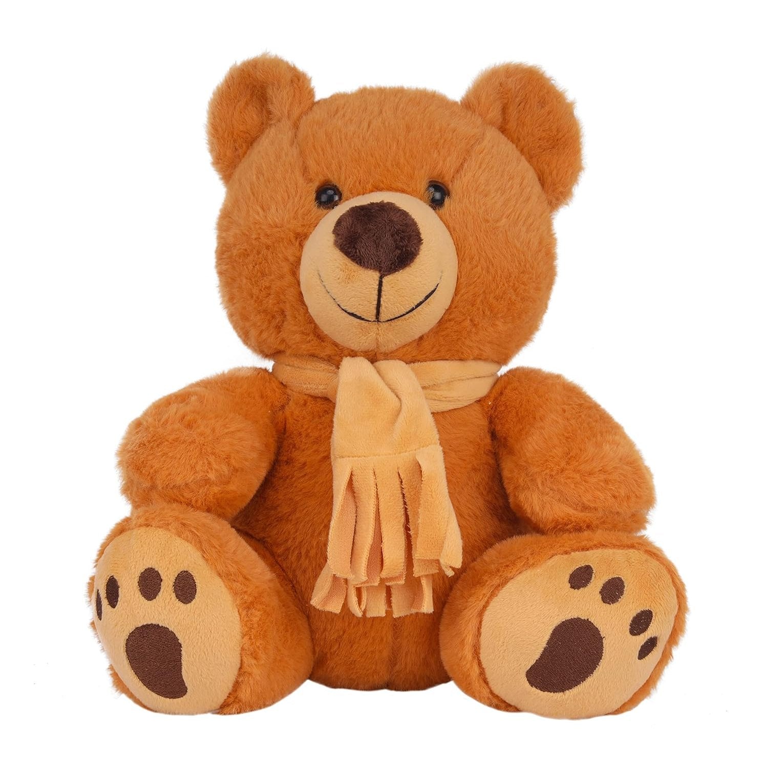 Adorable DenimDressed Lion Plush Toy By Meteor 32 Cm