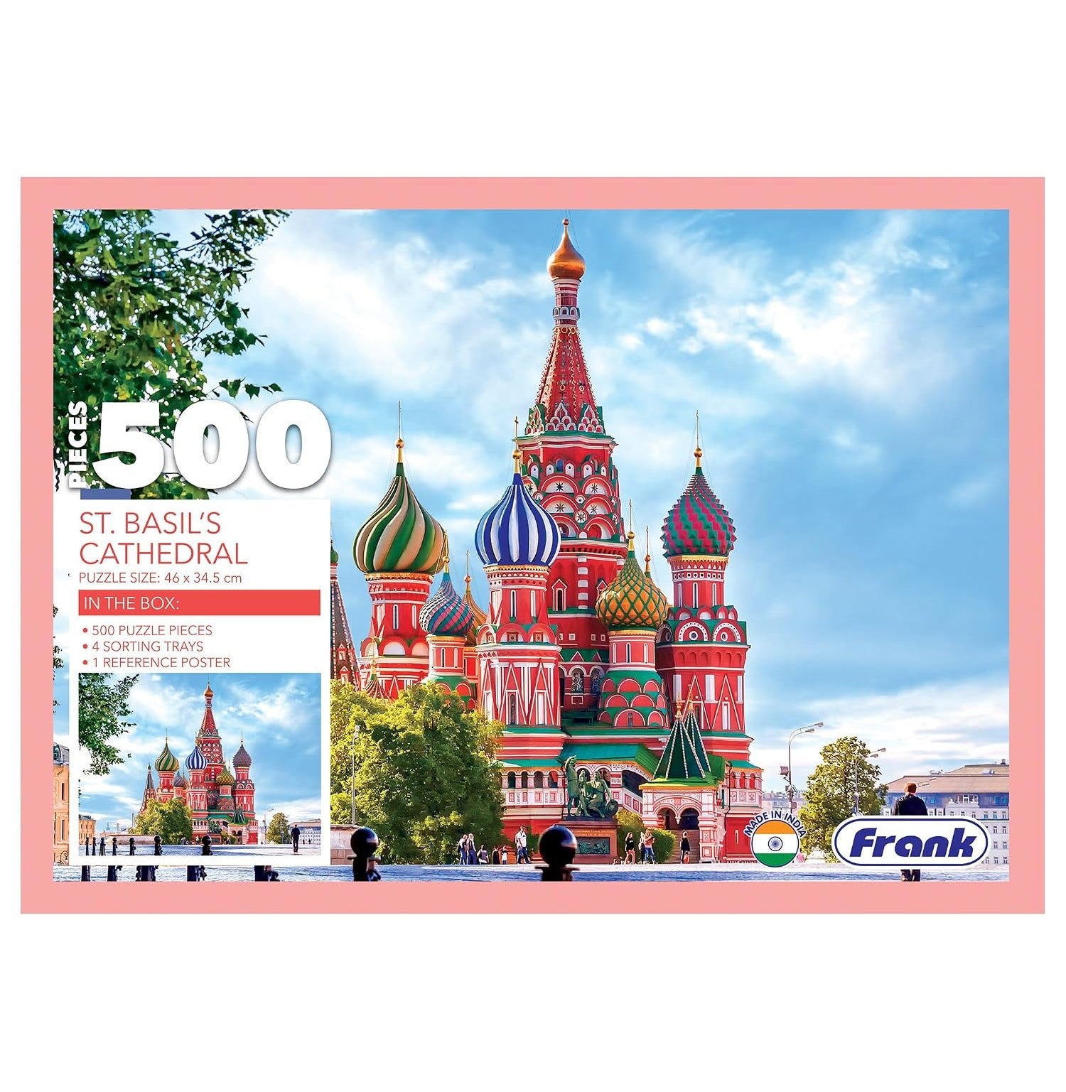 Frank St Basil's Cathedral 500Piece Jigsaw Puzzle A Stunning Challenge