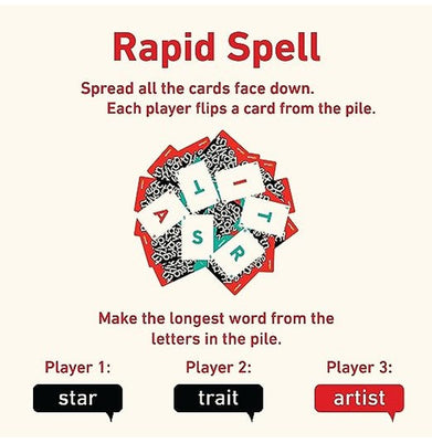 imagWordIt! Card Game, Perfect for Word Game Lovers, Learn Vocabulary, Ages 8 and Up, 3 Games Inside 10%OFF, 3 Games Inside, 6-8 Years Toys & Games, 9-12 Years Toys & Games, Ages 8 and Up, Beyond Books, Board Games, Educational, educational toys for 5 year olds, Learn Vocabulary, Perfect for Word Game Lovers, Toys & Games, WordIt!, WordIt! Card Game crossword.in