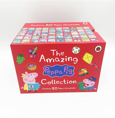 imagPeppa Pig: The Amazing Collection Red Box : Contains 50 Peppa Storybooks Paperback Ladybird Books, BOOKS5, December Book Sale, Early Learning, Kids Books, Peppa Pig : The Amazing Collection 1-50, WBD2025 crossword.in