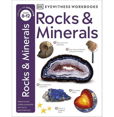 imagRocks & Minerals Eyewitness Workbook Paperback DK