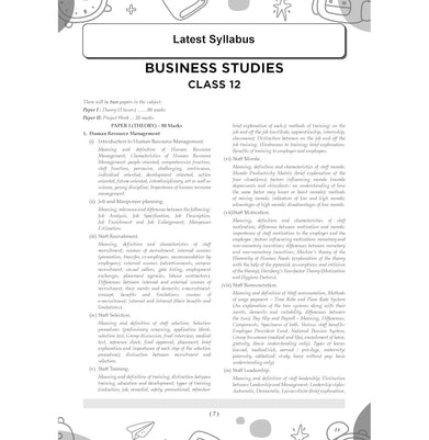 imagOswaal ISC 10 Sample Question Papers Class 12 Business Studies for Board Exam 2026