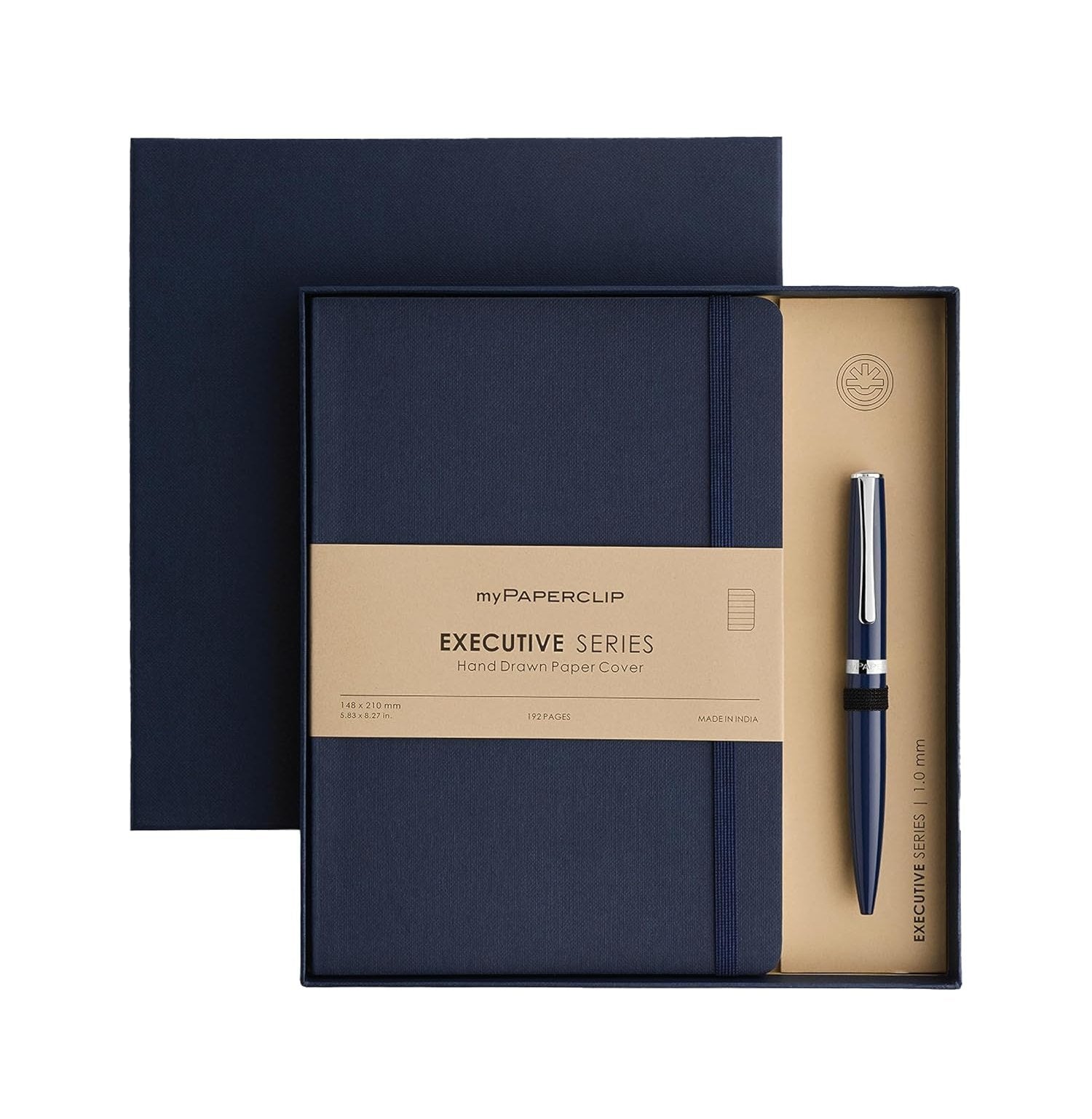 Mypaperclip A5 Notebook & Blue Pen Set: Elevate Your Writing Experience