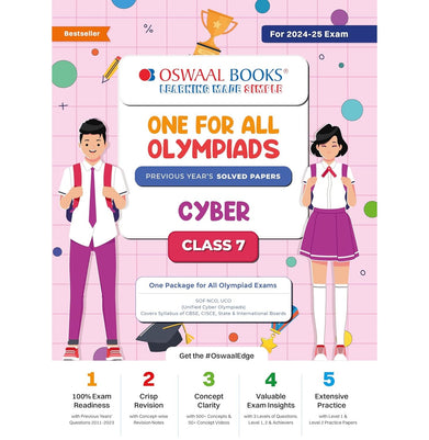 imagOswaal One For All Olympiad Class 7 Cyber