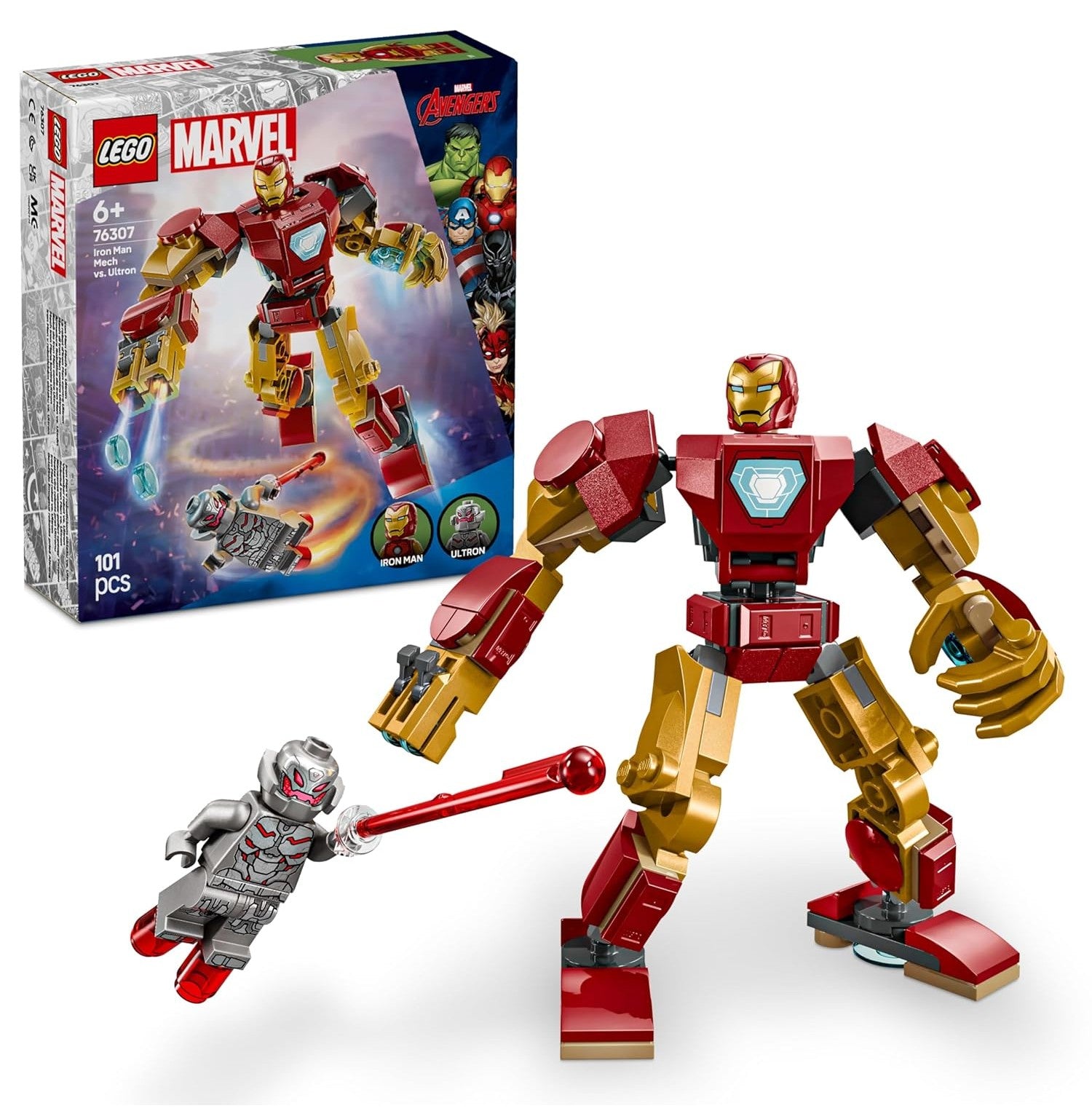 Lego Iron Man Mech Vs Ultron Battle Set