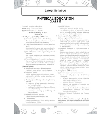 imagOswaal ISC 10 Sample Question Papers Class 12 Physical Education for Board Exam 2026