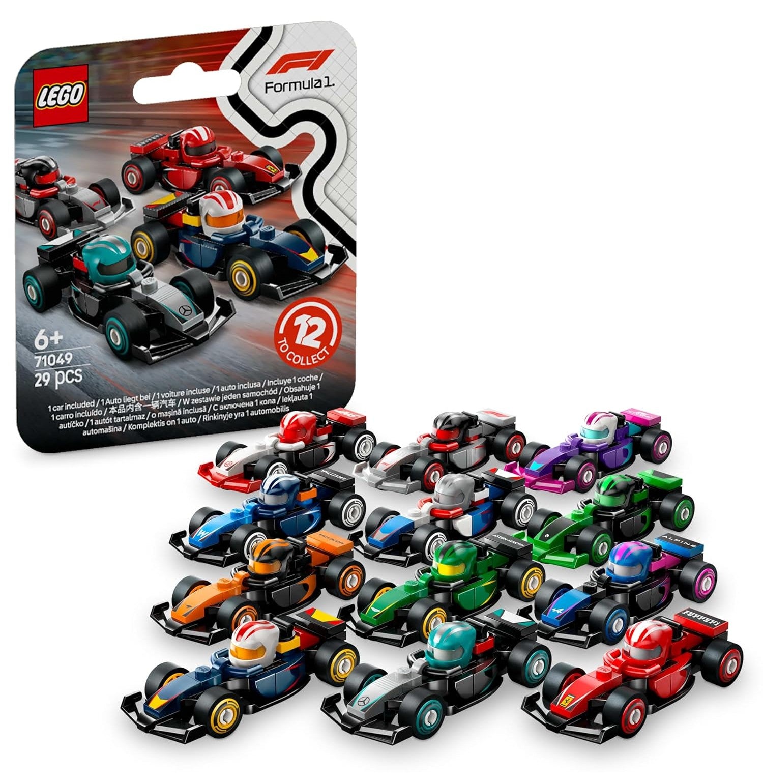Lego F1® Collectible Race Cars V110 Ignite Your Racing Passion!