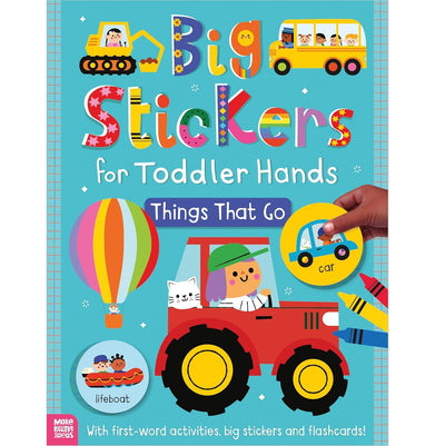 imagBig Stickers for Toddler Hands: Things That Go