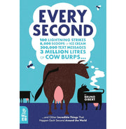 image //www.c...Every Second: 100 Lightning Strikes, 8,000 Scoops of Ice Cream, 200,000 Text Messages, 3 Million Litres of Cow Burps