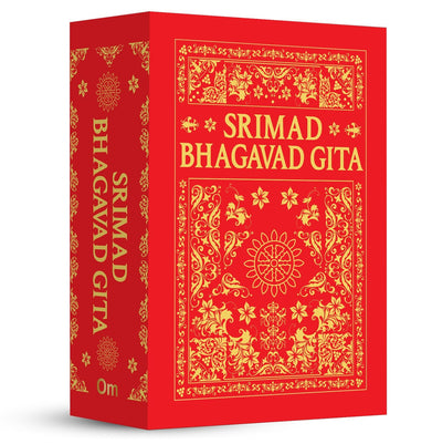 imagSrimad Bhagavad Gita Deluxe Hardbound English edition with silk fabric Spiritual Guide to Self:RealizationGift bookHindu scriptureHoly bookSpiritual insightsTimeless wisdomYoga philosophy Hardcover Om Books Editorial Team