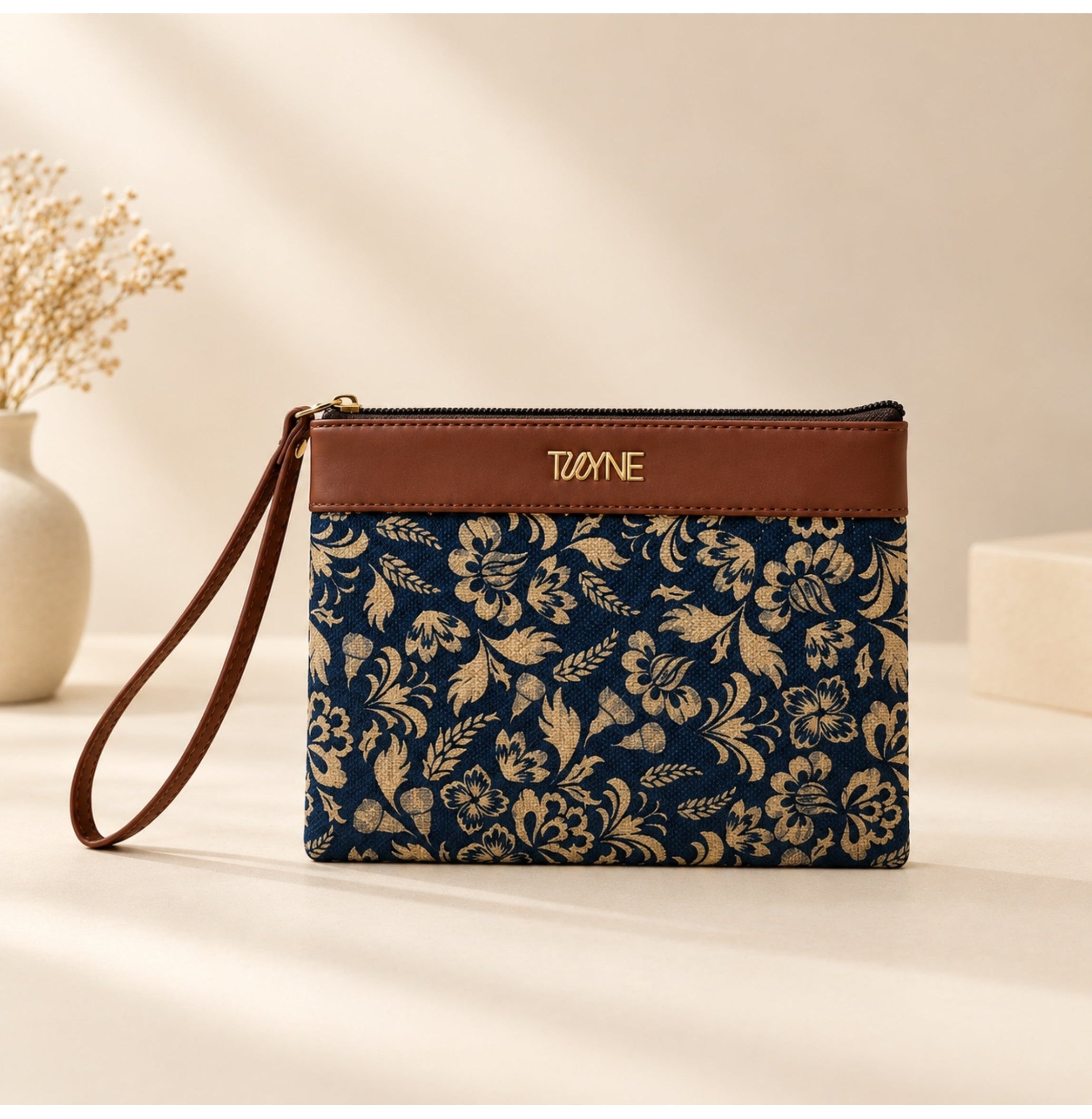 Twyne Utility  Pouch Indigo Garden