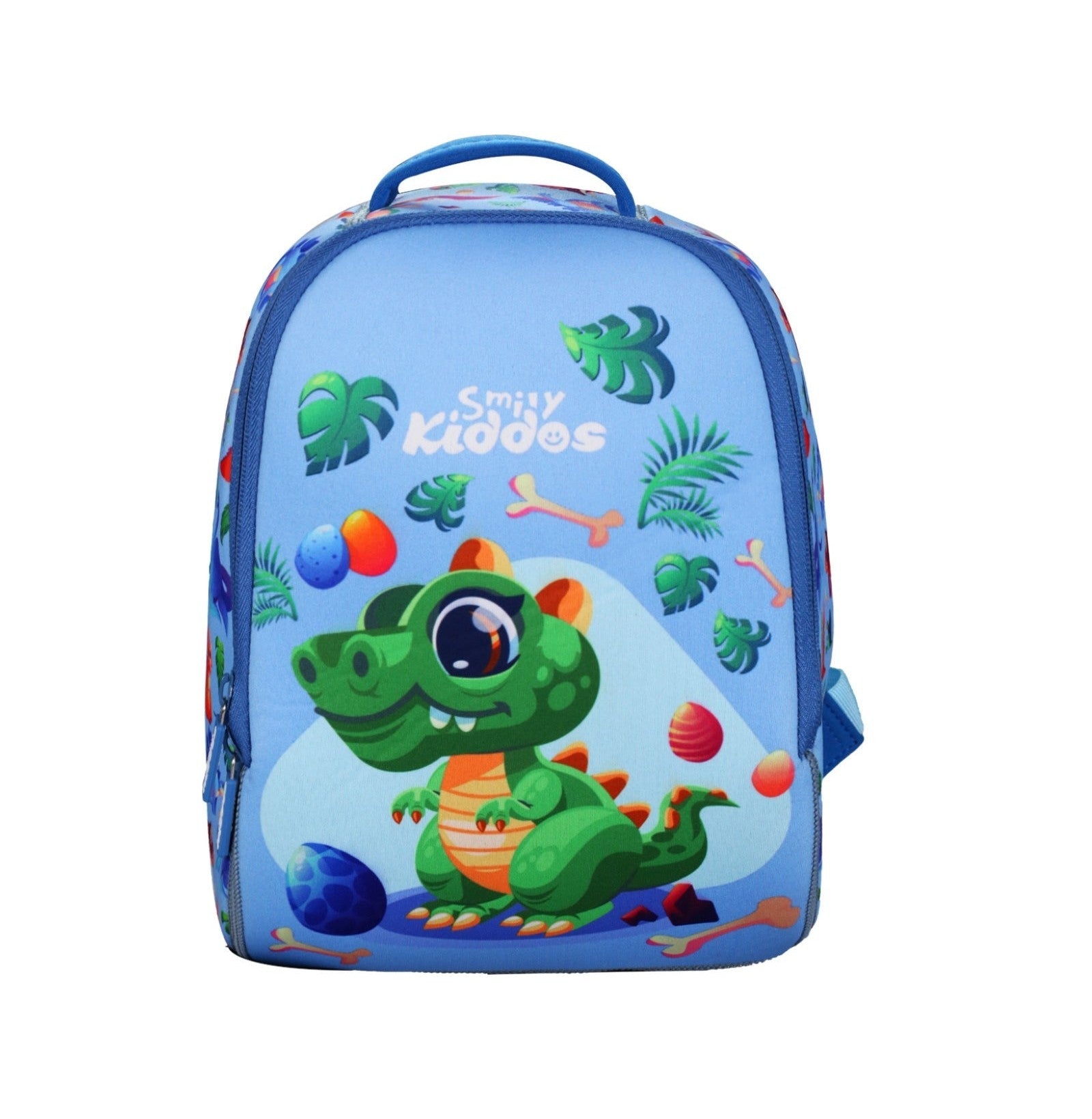 Dino Adventure Blue Preschool Backpack For Little Explorers