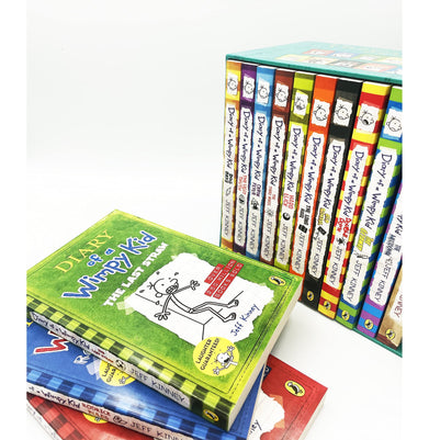 imagDiary of a Wimpy Kid : Box of Books Books 1 : 13 + DIY book Paperback Jeff Kinney 6-8 Years, 9-12 Years, Books, BOOKS5, December Book Sale, Diary Of A Wimpy Kid Box Of Books Set Of 14 , Kids Books, Kids Fiction, Non Discounted Products, WBD2025 crossword.in