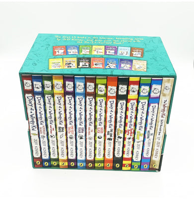 imagDiary of a Wimpy Kid : Box of Books Books 1 : 13 + DIY book Paperback Jeff Kinney 6-8 Years, 9-12 Years, Books, BOOKS5, December Book Sale, Diary Of A Wimpy Kid Box Of Books Set Of 14 , Kids Books, Kids Fiction, Non Discounted Products, WBD2025 crossword.in