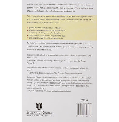 imagSecrets Of Closing The Sale Paperback Zig Zigler