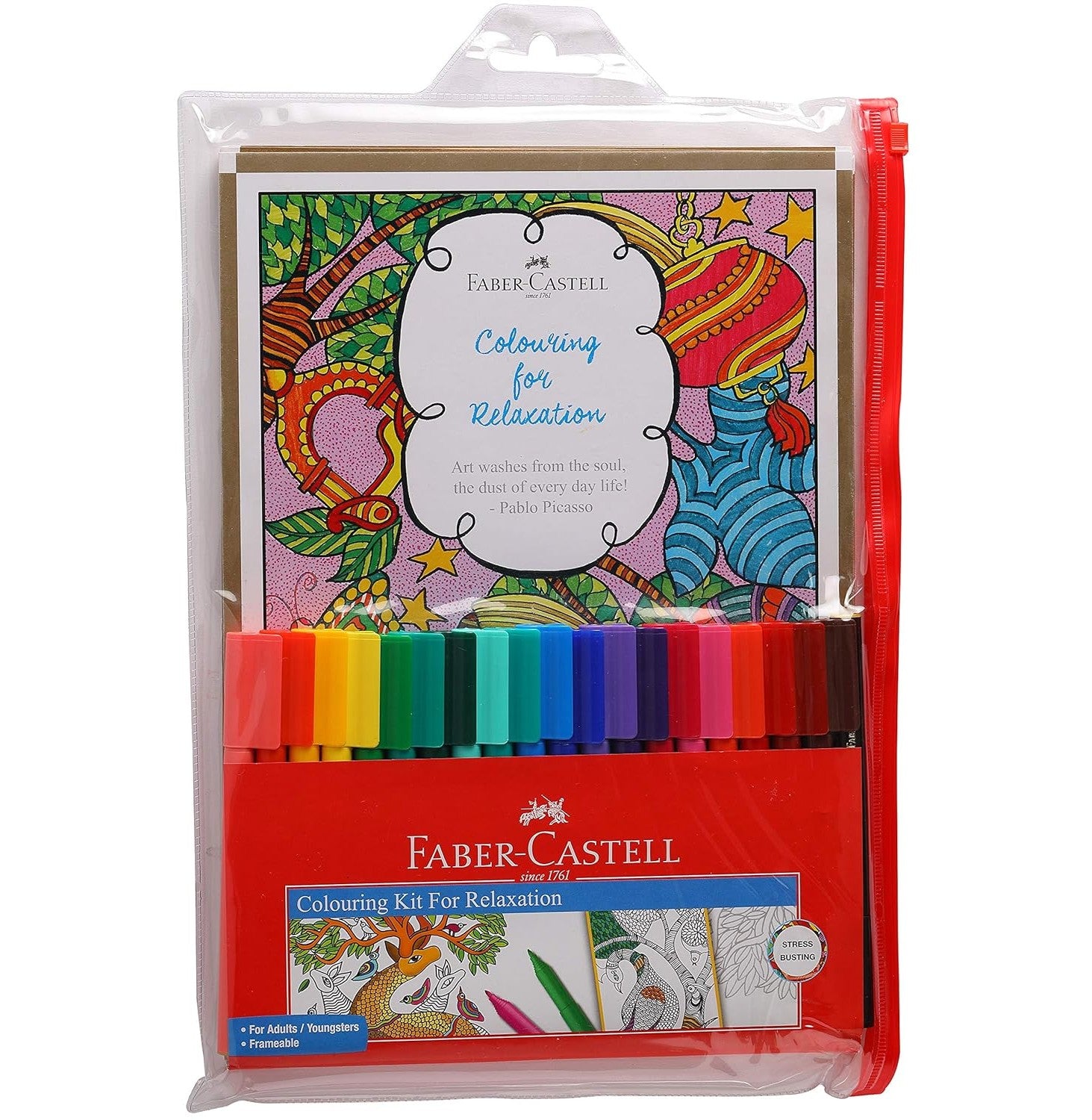 Faber Castell Relaxation Colouring Adventure Kit